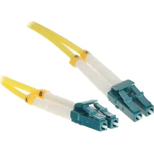 Vienmoduļa patchcord RBLINE PC-2LC/2LC-0.5 0.5 m, LC–LC vienmodeļa optiskais kabelis