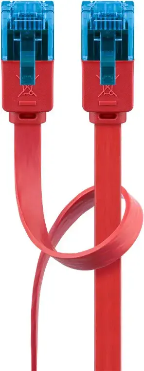 Плоский патч‑кабель GOOBAY CAT 6A 0,5 м Photo 2