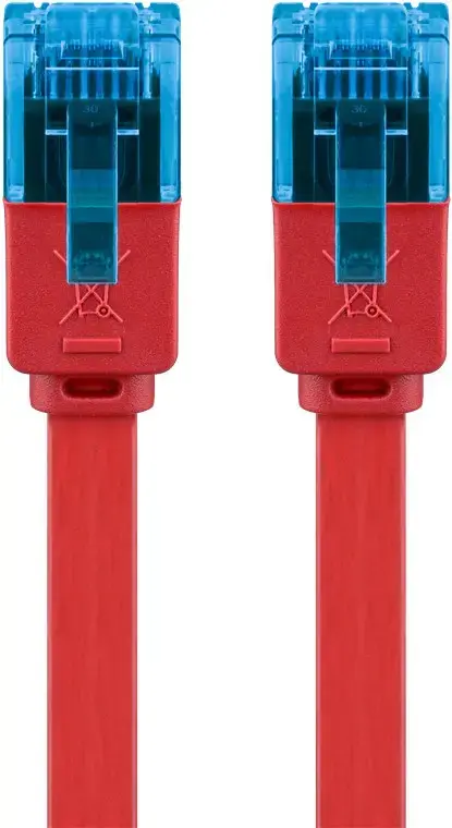 Плоский патч‑кабель GOOBAY CAT 6A 0,5 м Photo 4