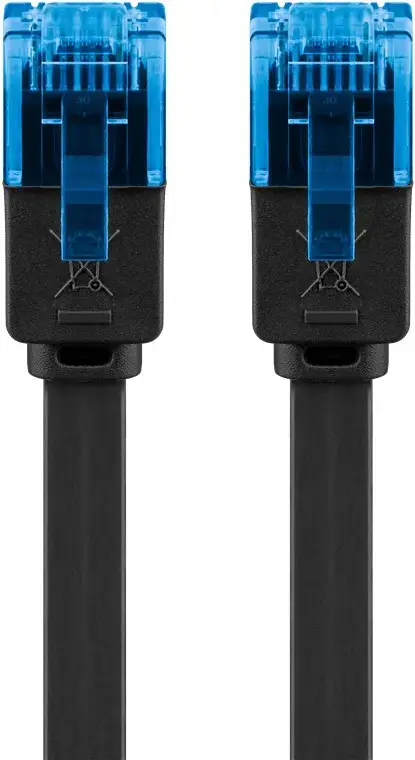 Плоский CAT6A патч‑кабель 0,5 м RJ45–RJ45 Photo 4