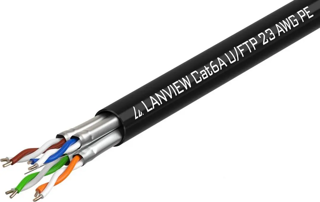 Lanview LVN122445 Cat6a U/UTP 500 m cable Photo 3