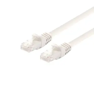 Networking cable LOGON Cat6a U/UTP 30 m Ivory, RJ-45 to RJ-45