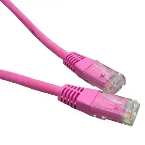 Network cable LOGON FTP Cat5e 3 m, RJ-45 to RJ-45, 1000 Mbit/s, Pink