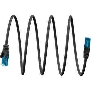Патч‑кабель GOOBAY Cat 6a U/UTP, 0,5 м, чёрный