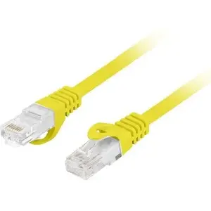LANBERG patchcord Cat.6 UTP LSZH copper 5 m yellow, Fluke passed
