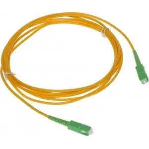 No name singlemode fiber patchcord PC-SC-APC/SC-APC-3, SC APC to SC APC, 3 m