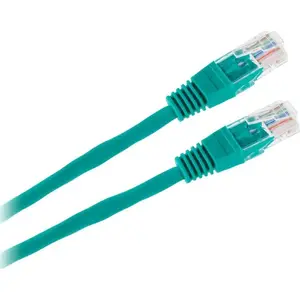 UTP patchcords 8 vadi LP 1.0 m CCA, spraudnis–spraudnis, zaļš