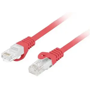 Patchcord LANBERG Category 6 UTP LSZH copper 20 m red, Fluke Passed