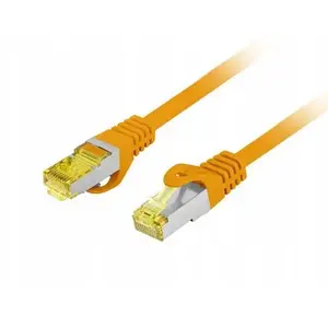 Patchcord LANBERG Category 6A S/FTP LSZH CU, 3 m, orange, Fluke tested