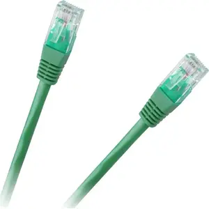 Patchcord UTP 8 vadu LP 1.5 m CCA, RJ45 kontakts–kontakts, zaļš
