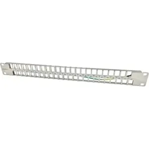 Patch panel 19" Alantec PK046 modular 48 ports 1U unpopulated