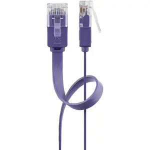 Плоский патч‑кабель GOOBAY CAT 6 U/UTP, RJ‑45—RJ‑45, 2 м, фиолетовый