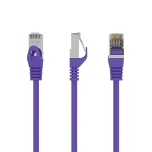 GEMBIRD Cat6 F/UTP (FTP) кабель RJ45–RJ45 0,5 м, фиолетовый