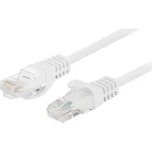 LANBERG Patchcord Cat6 UTP 0.5 m White, Fluke Passed — 10-pack