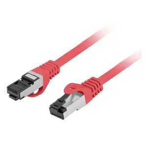 LANBERG networking cable Cat8.1 S/FTP (S‑STP) Red 1 m RJ-45 – PCF8-10CU-0100-R