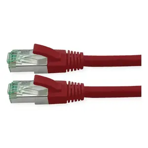 Tīkla kabelis XXX_Assmann (Digitus) 21.45.3217 Cat6a S/FTP (S-STP) 10 m sarkans RJ-45–RJ-45