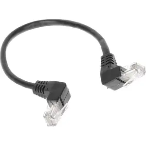 Патч-корд RJ45 0,25 м, без бренда — RJ45/0.25-KK/B, сетевой кабель 0,25м