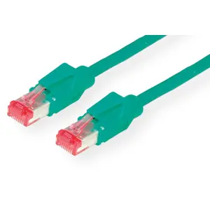 Патч‑кабель Datwyler Cat.6 (класс E) S/FTP CU 7702 flex LSOH, разъём Hirose TM21, зелёный, 0,5 м