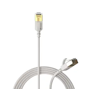 Ethernet cable Procab CSD570W/1.5 — Cat7 U/FTP (STP), RJ-45 to RJ-45, 1.5 m, white, gold-plated contacts