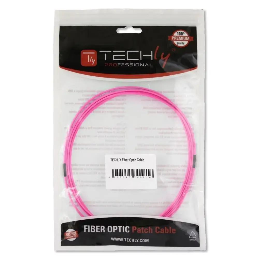 TECHLY LC–LC multimode OM4 1 m fiber cable Photo 2