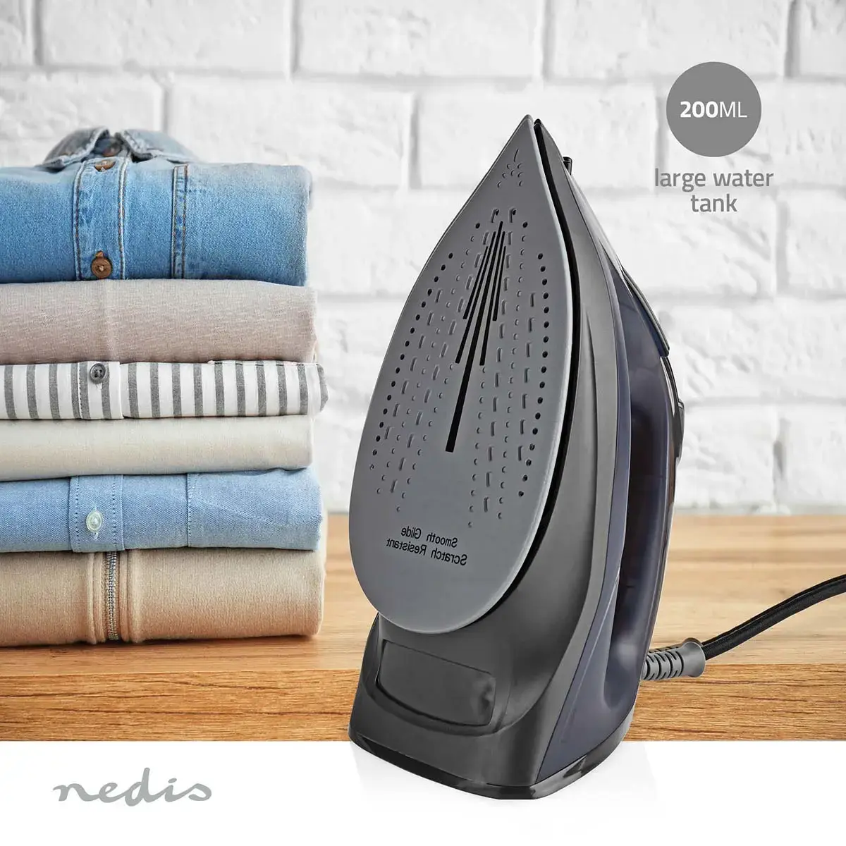 Sausais gludeklis Nedis IRON1000, 2200 W Photo 8