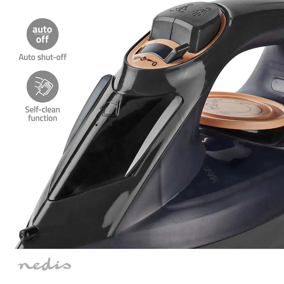 Sausais gludeklis Nedis IRON1000, 2200 W Photo 9