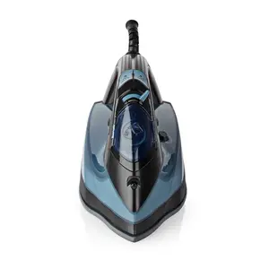Утюг без пара Nedis IRON2000 — керамическая подошва, 2600 Вт, шнур 1.9 м, вилкa Type F, синий