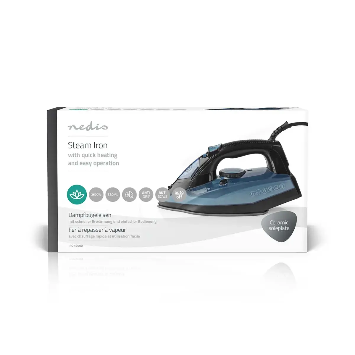 Dry iron Nedis IRON2000 Photo 10