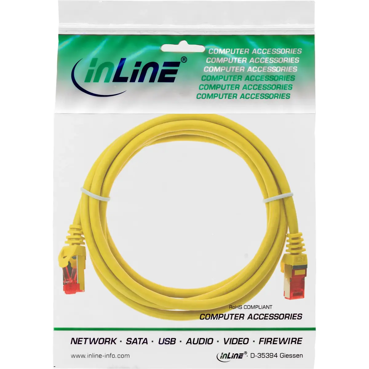 Intos Cat6 S/FTP PiMF патч‑шнур 0,5 м Photo 3