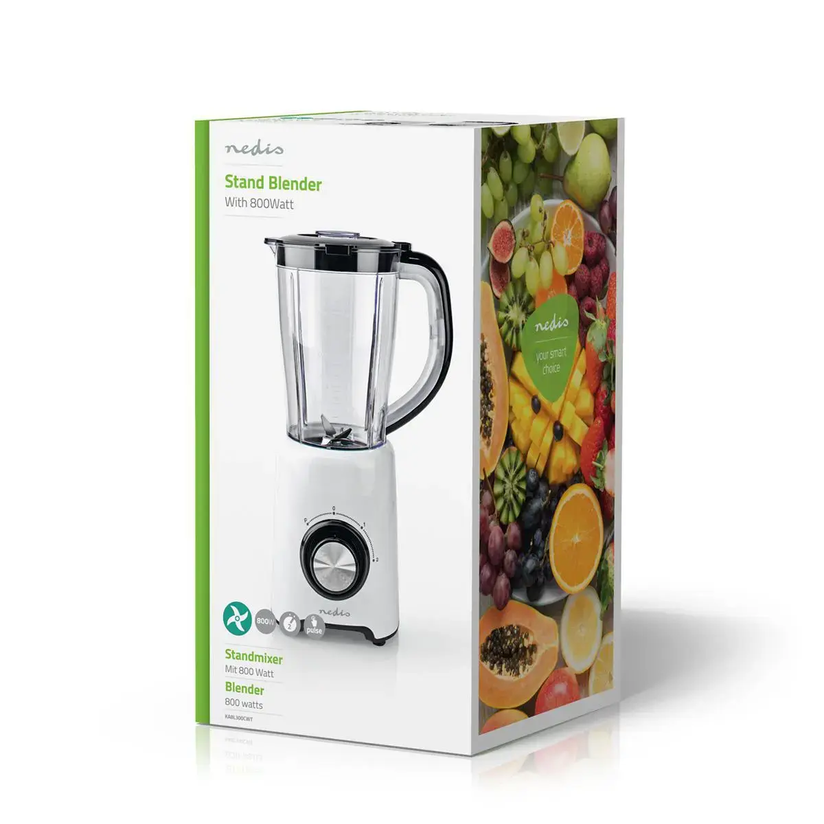Nedis KABL300CWT galda blenderis 800 W 1,5 L Photo 8