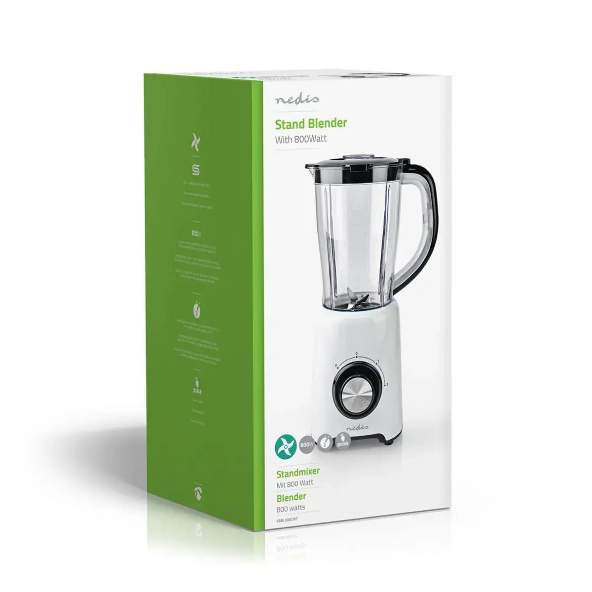 Nedis KABL300CWT galda blenderis 800 W 1,5 L Photo 9