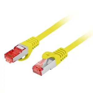 LANBERG networking cable Cat6 S/FTP (S-STP) 1.5 m Yellow RJ-45 — PCF6-10CU-0150-Y