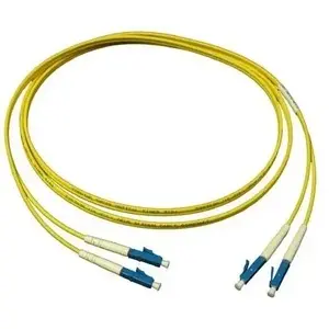 Fibre optic cable Alcasa LW-903LC OS2 3 m 2xLC–2xLC full duplex, 9 µm core, yellow
