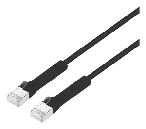 Networking cable Intellinet 745062 Cat6a F/FTP (FFTP) 0.3 m Black RJ-45