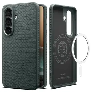 Spigen Liquid Air (MagFit) cover for Samsung Galaxy S26+ — TPU, for 6.7" screen, Marble Gray