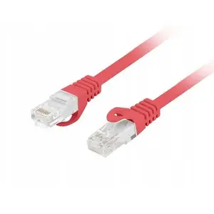 LANBERG patchcord Cat.6 UTP LSZH copper 10 m red, Fluke passed