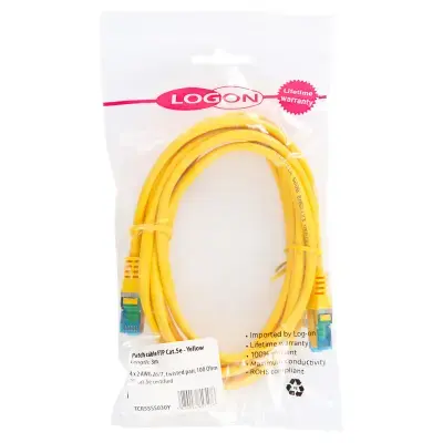 LOGON TCR55SS200Y Cat5e SF/UTP 20 m networking cable Photo 2