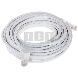 Ethernet Patch Cord TST RJ45/10-PK/W 10 m — RJ45 UTP Network Cable, 10 m
