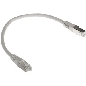 Patchcord RBLINE RJ45 FTP Cat6 0,25 m, pelēks