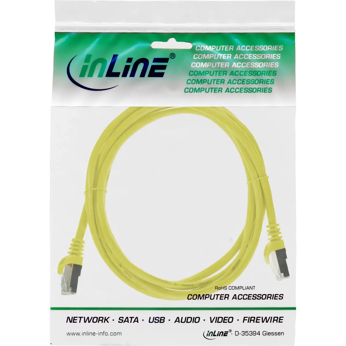 InLine Cat5e SF/UTP patch cable 0.5 m Photo 3