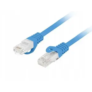 Patchcord LANBERG Cat.6 UTP LSZH copper 20 m blue, Fluke passed