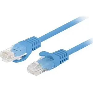 LANBERG PATCHCORD KAT.5E UTP 7.5M Синий — патч-корд Ethernet, FLUKE Passed