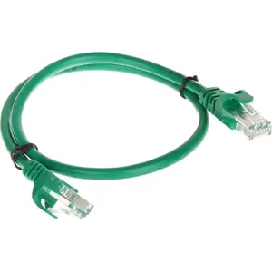 Patchcord RJ45 0.5 m, RBLINE, green - short Ethernet network cable