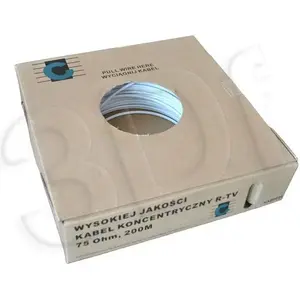 Coaxial antenna cable No name RTV 200 m, 75 Ω (model KABELRG590,75MM)