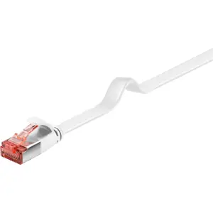 Networking cable GOOBAY 94913 Cat6 U/FTP (STP) White 0.25 m RJ-45–RJ-45 Gold contacts