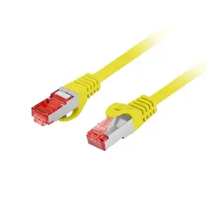 LANBERG Патчкорд Cat.6 S/FTP LSZH CU 15 м RJ-45 — жёлтый, 1000 Мбит/с