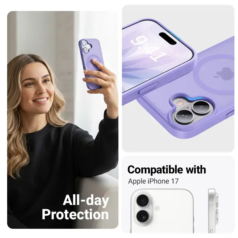 Crong Hybrid Matte Magnetic MagSafe для iPhone 17 Photo 2