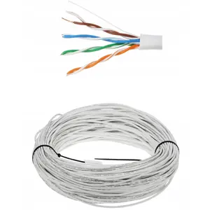 UTP Patch Cable No name PFM920I-5EUN-WHITE/100 — Cat5e, Unshielded Twisted Pair, 100 m, White