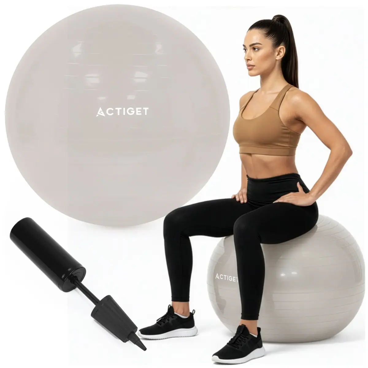 Exercise ball Springos ACT0145 65 cm Photo 3