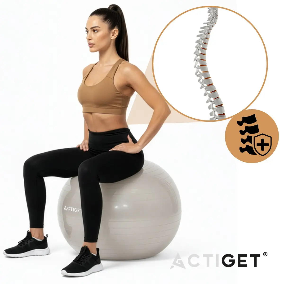 Exercise ball Springos ACT0145 65 cm Photo 6